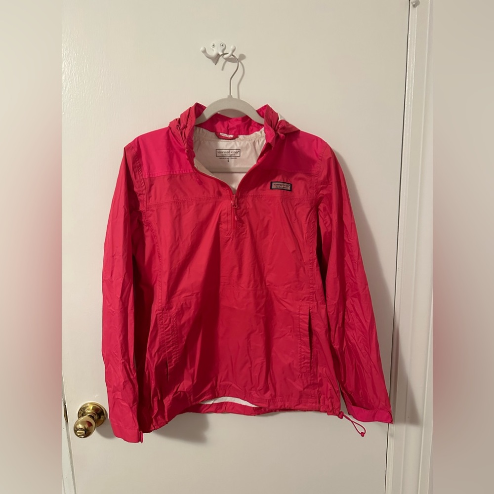 Vineyard Vines Pink Rain Jacket